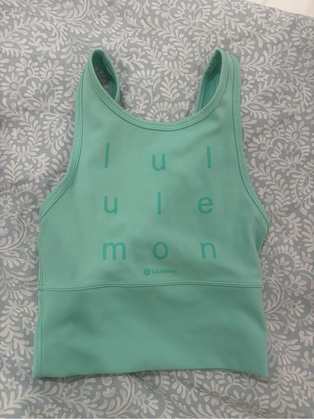lululemon athletica Mint Green Tank Top